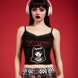 Emily the Strange kitty cat print seat belt buckle. Sold out online and stores!!